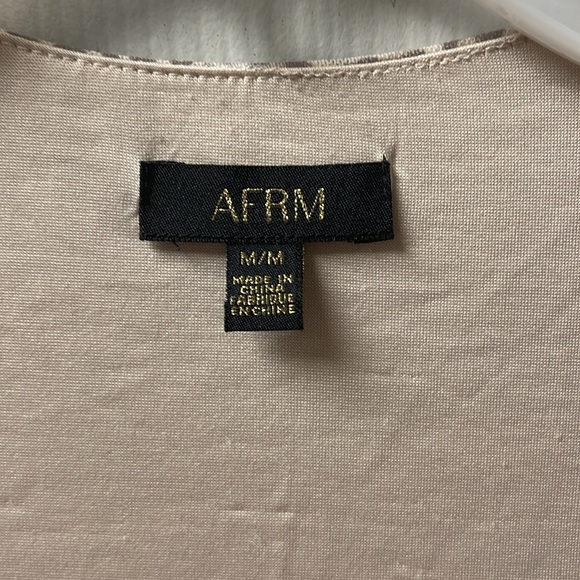 AFRM KELLEN DRESS IN FEMME LEOPARD PRINT SIZE MEDIUM - Picture 4 of 6